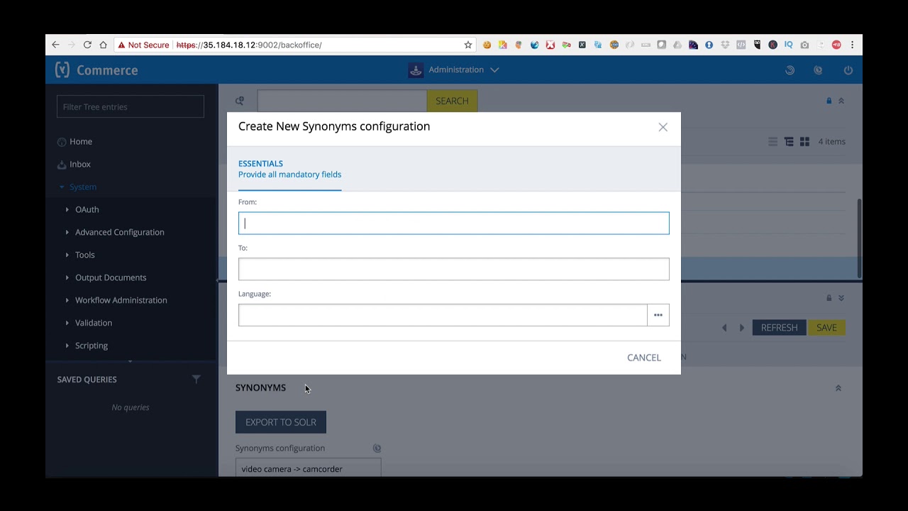 SAP Hybris MasterClass - Apache Solr Synonyms