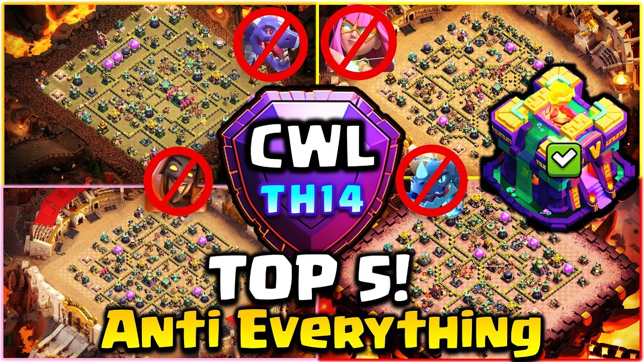 TOP 5! NEW BEST TH14 BASE Layout + Copy Link 2025 | Town Hall 14 (TH14) War Base | Clash of Clans