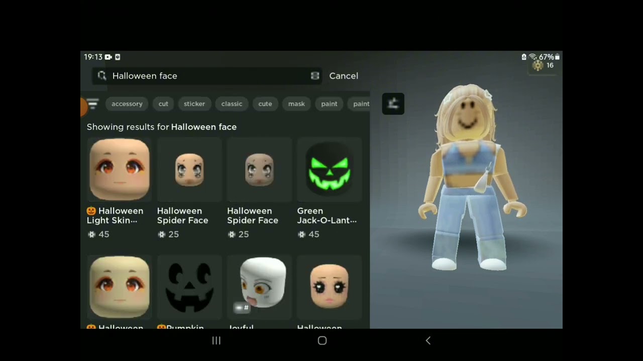 🎃WHO'S HYPED UP!|#halloween #roblox #cheaphair 🎃