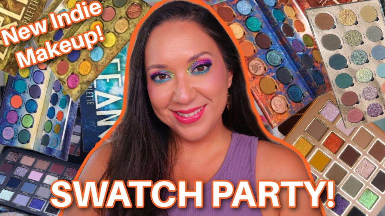 Swatching All The New Indie Makeup! + Comparisons | Clionadh, Simply Posh Cosmetics & Cosmic Brushes