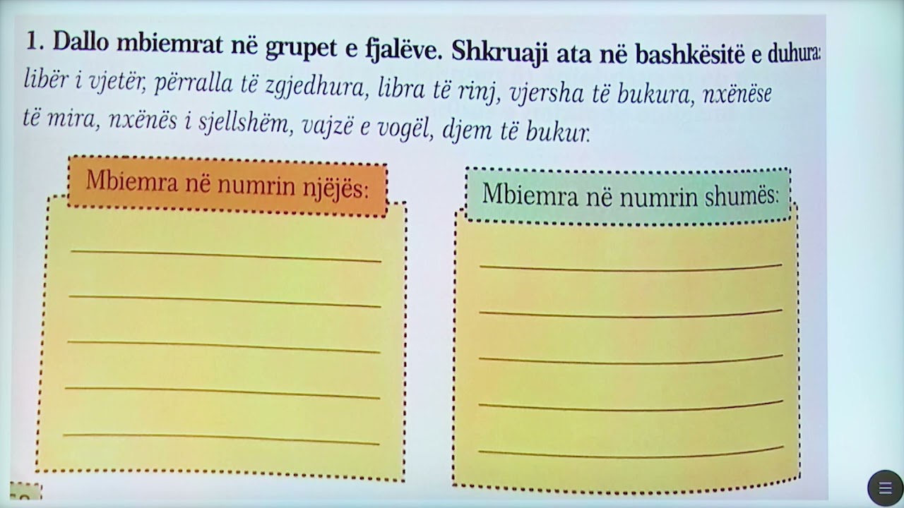 2 01 120 - Java 25 - Gjuhë shqipe - Numri i mbiemrit