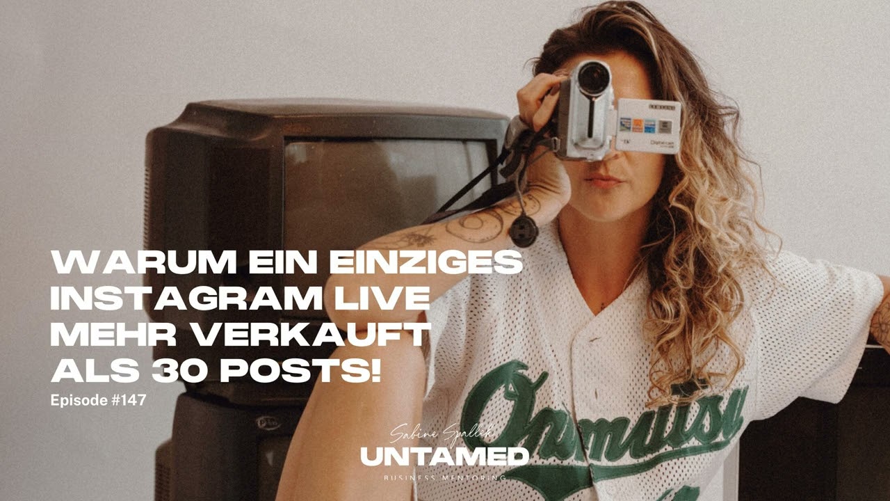 Warum ein einziger Instagram Live mehr verkauft als 30 Posts