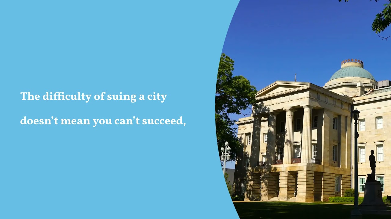 Myers Law Firm: Yes, You Can Sue a City for Negligence