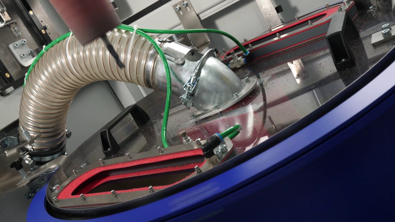 SF2 RLS with robot for precise rounding of cutting tool edges