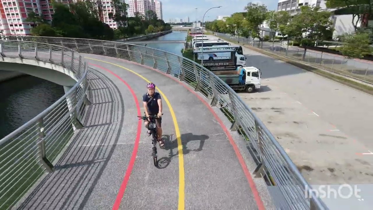My DJI Neo 2 Test Flight @ Bishan Circular Cycling Ramp - 31 Jan 2026 - Jukheng - Inshot