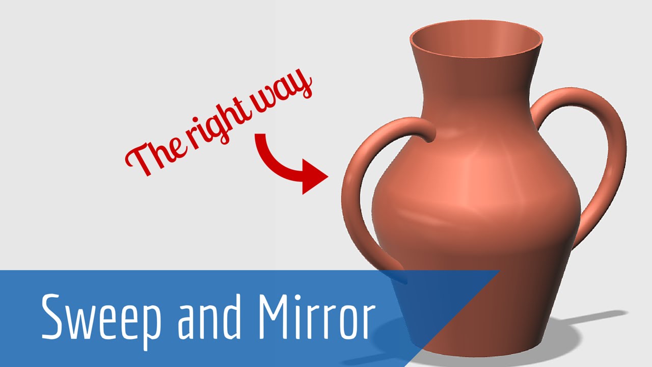 Sweep and Mirror Pattern Tutorial [3D How-To]