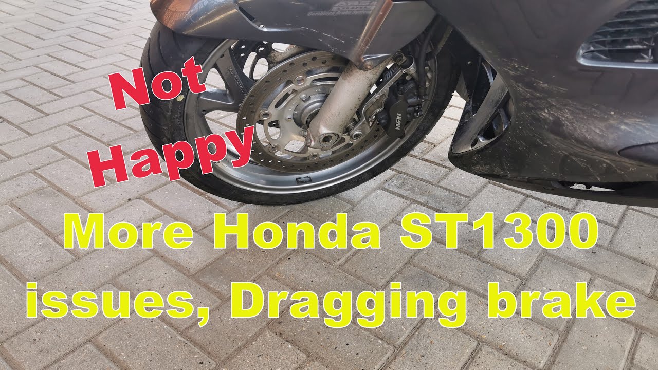 Honda ST 1300 Pan -European, Dragging linked brake. SMC & Porportioning valve with lots of bleeding