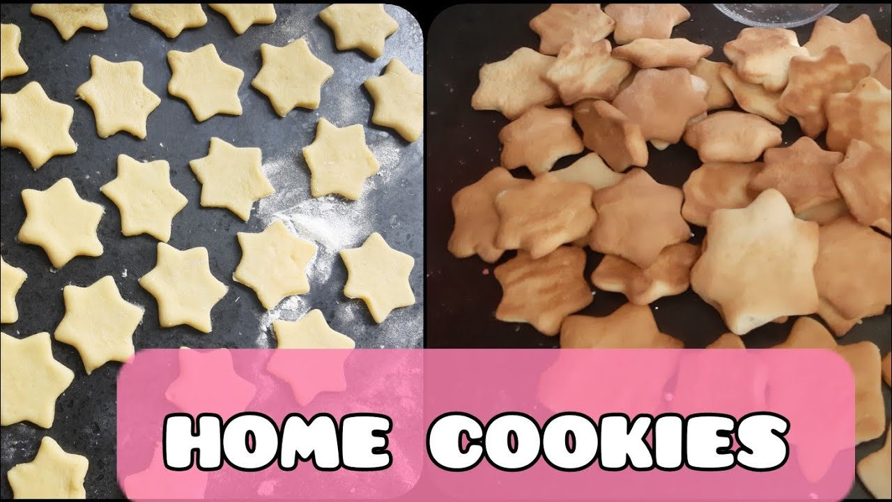 🍪 Home star cookies on 30 minutes 🍪 Домашнее печенье звездочки за 30 минут =)