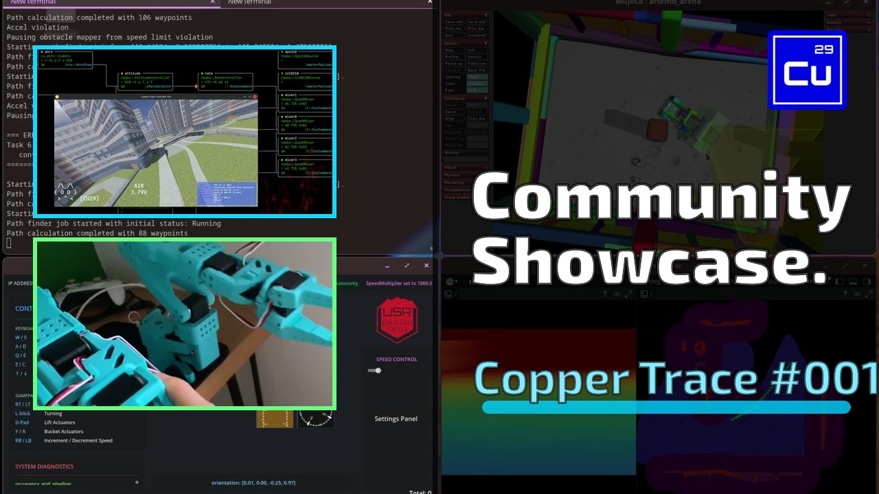 Build with copper-rs: community showcase [Copper Trace #001]