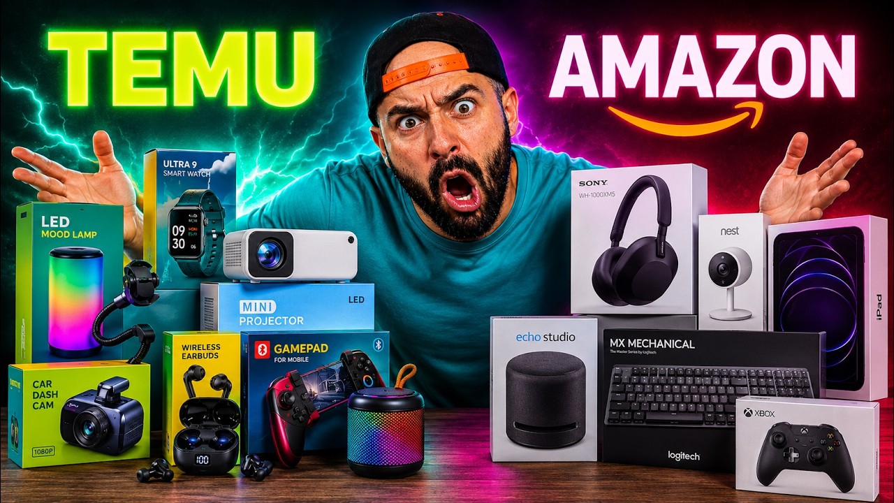 TEMU vs AMAZON ✅ REAL vs FAKE 🔥 Ho COMPRATO gli STESSI GADGET #2
