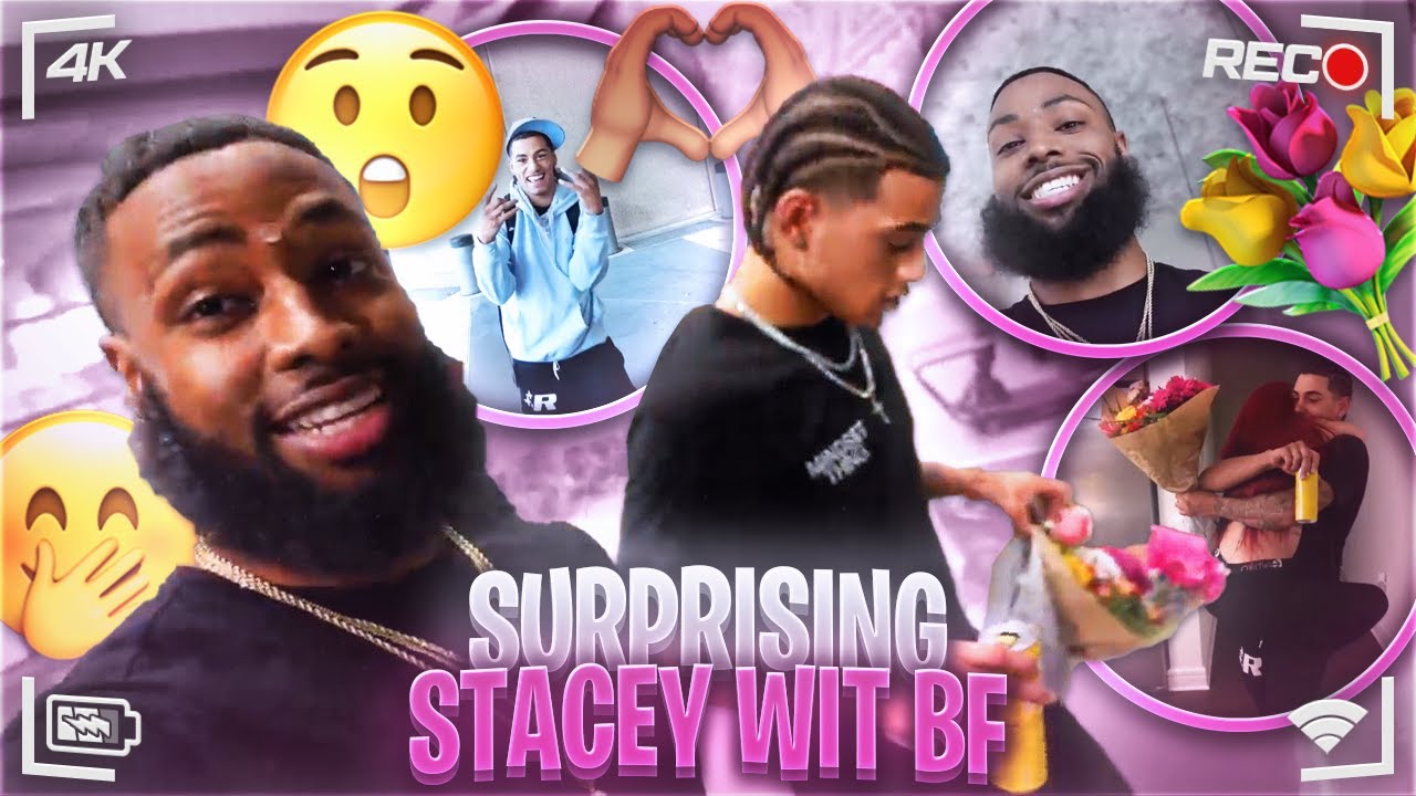 Surprising Stacey wit BF (She Cried) 😬😭