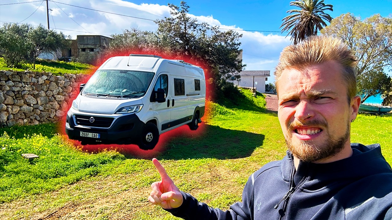 ZATÉKÁ nám do DODÁVKY! 😳 [vanlife kréta]