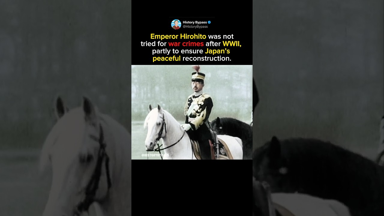 Japan&rsquo;s Emperor Escaped Trial After WWII #shorts