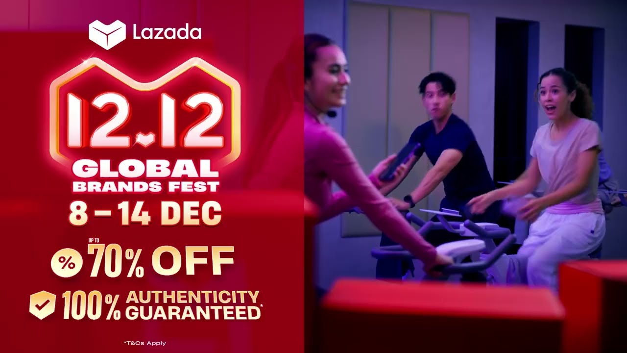 Shop 100% authentic deals on LazMall this Lazada 12.12 All out Sale of the Year!