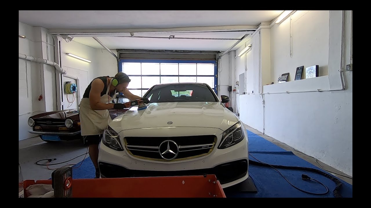 AMG C 63 S - Detailing Ceramiccoating - Paddy poliert PS Car Garage