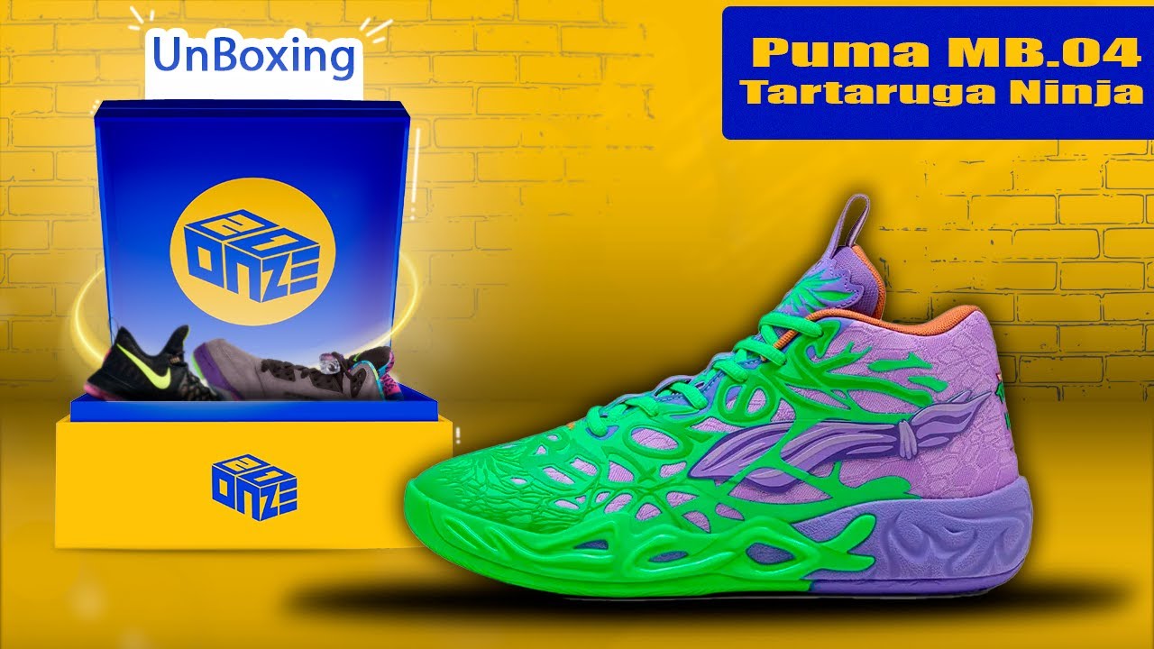 Unboxing Puma MB.04 Teenage Mutant Ninja Turtle (MB 04 Tartarugas Ninjas)