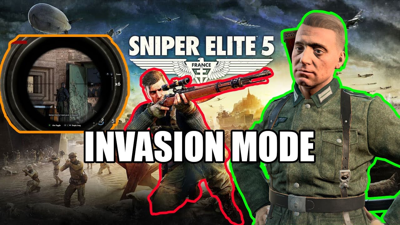 Sniper Elite 5 Invasion Mode - Funny and Epic Moments