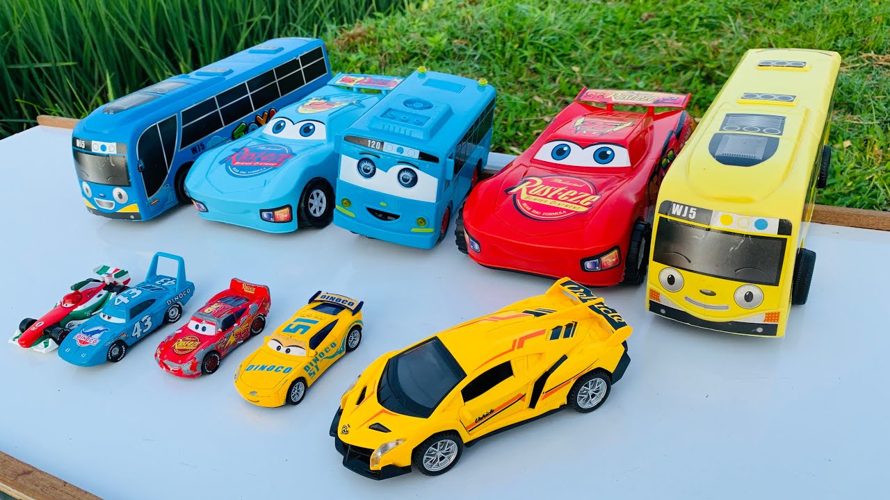 Mobil Mobilan Truk Oleng, Mobil Truk Molen, Mobil Balap, Truk Pasir, Mobil Roket, Damkar, Tayo #6434