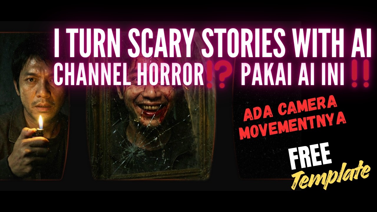 MEMBUAT CERITA HOROR PAKAI AI INI‼️ ADA CAMERA MOVEMENT⁉️