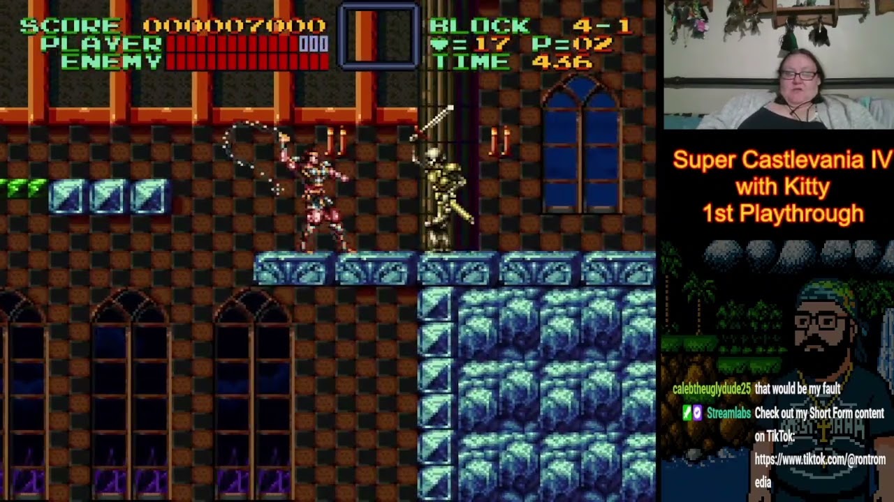 Super Castlevania IV (SNES) Kitty's 1st Playthrough Ep2