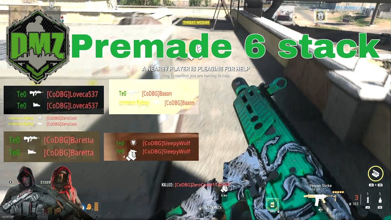 Call of Duty DMZ Fighting a premade 6 stack