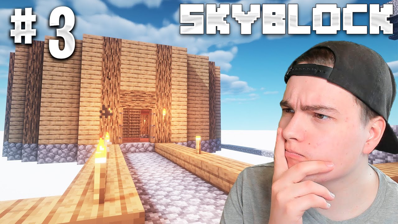 Minecraft Skyblock: PYÖREÄ TALO! #3