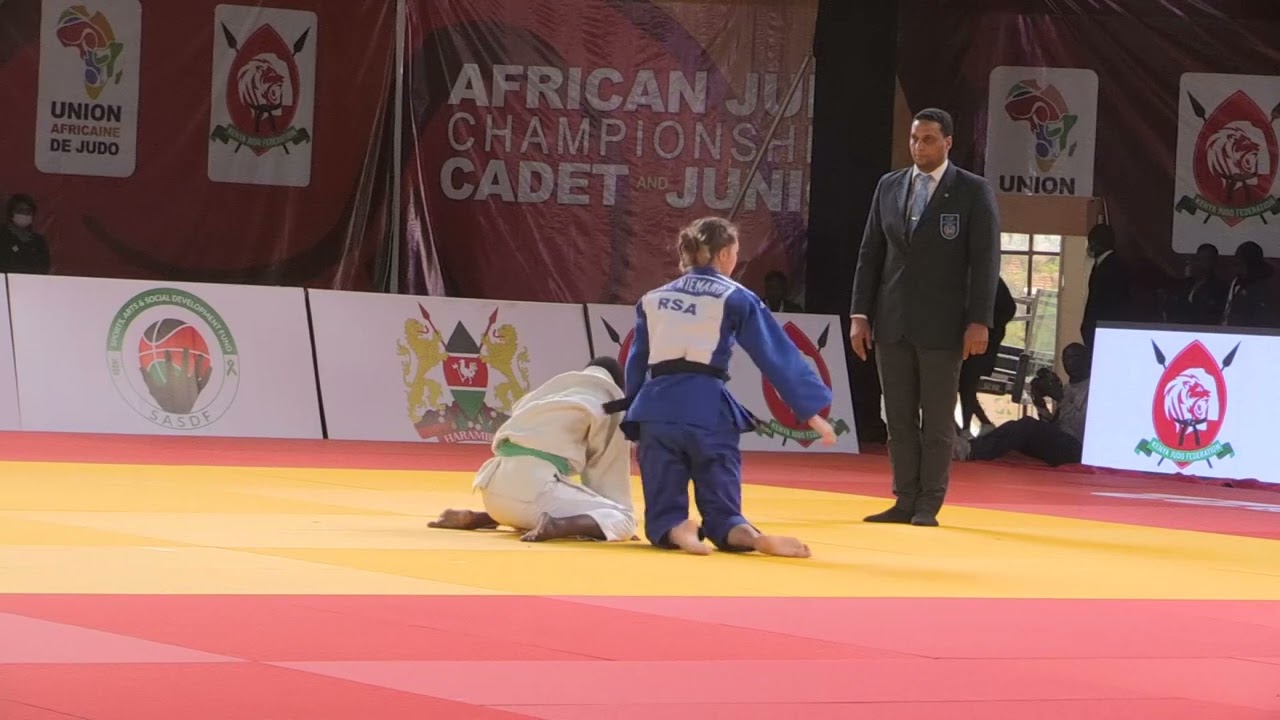 KENYA vs SOUTH AFRICA - JUNIOR AFRICA JUDO CADET CHAMPIONSHIPS