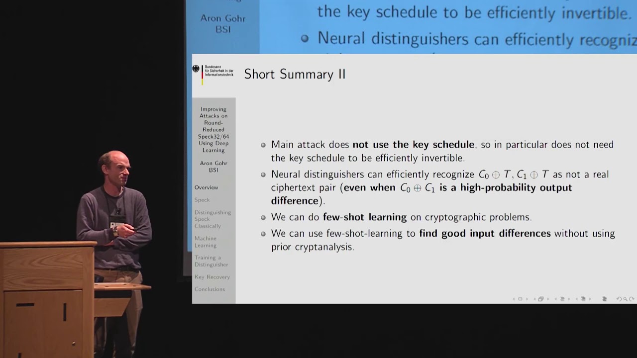 Improving Attacks on Round-Reduced Speck32/64 Using Deep Learning