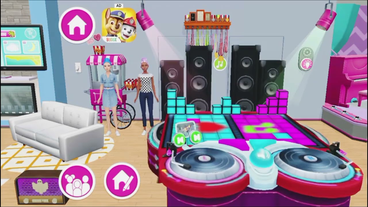 Barbie dream house adventure game new part by @wmbarbiesworld 