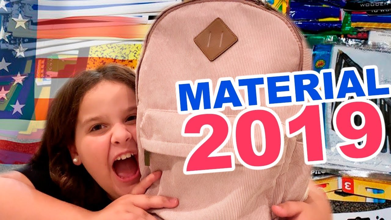 MOSTRANDO MEUS MATERIAIS ESCOLARES 2019