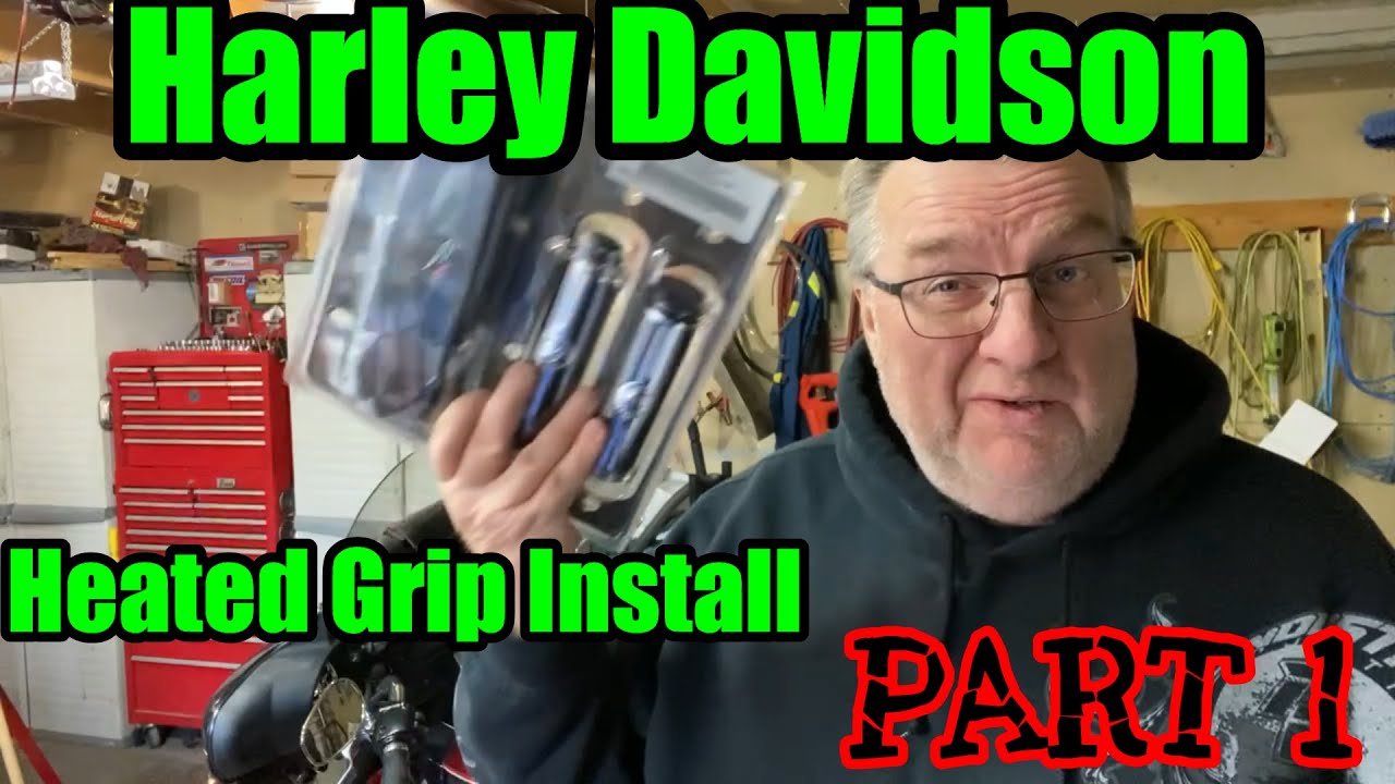 Harley Davidson Heated Grip install Part 1