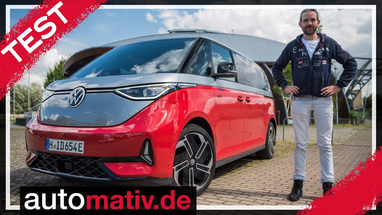Kann das "sportlich" sein? VW ID. Buzz GTX LWB - Top-Version mit Sportfahrwerk und 340 PS im Test!