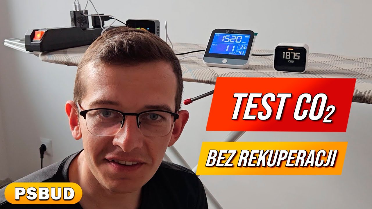 Test CO2 w Pokoju #rekuperacja