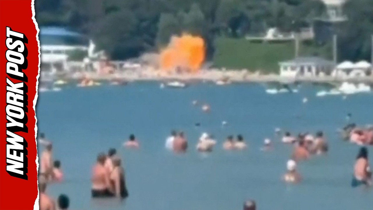 Deadly Drone Strike Rocks Russian Resort Beach