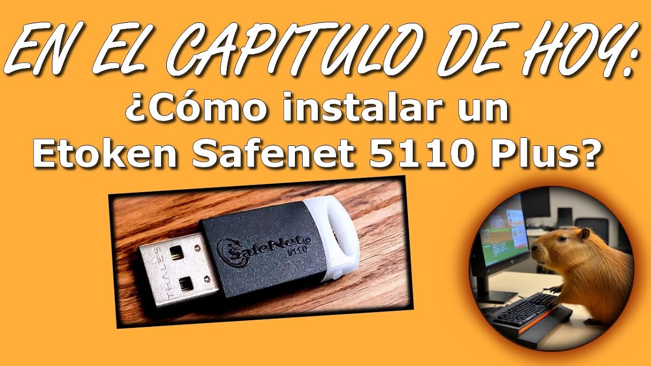 Como instalar Etoken 5110 Plus - Pasos para instalar Etoken Safenet 5110 +