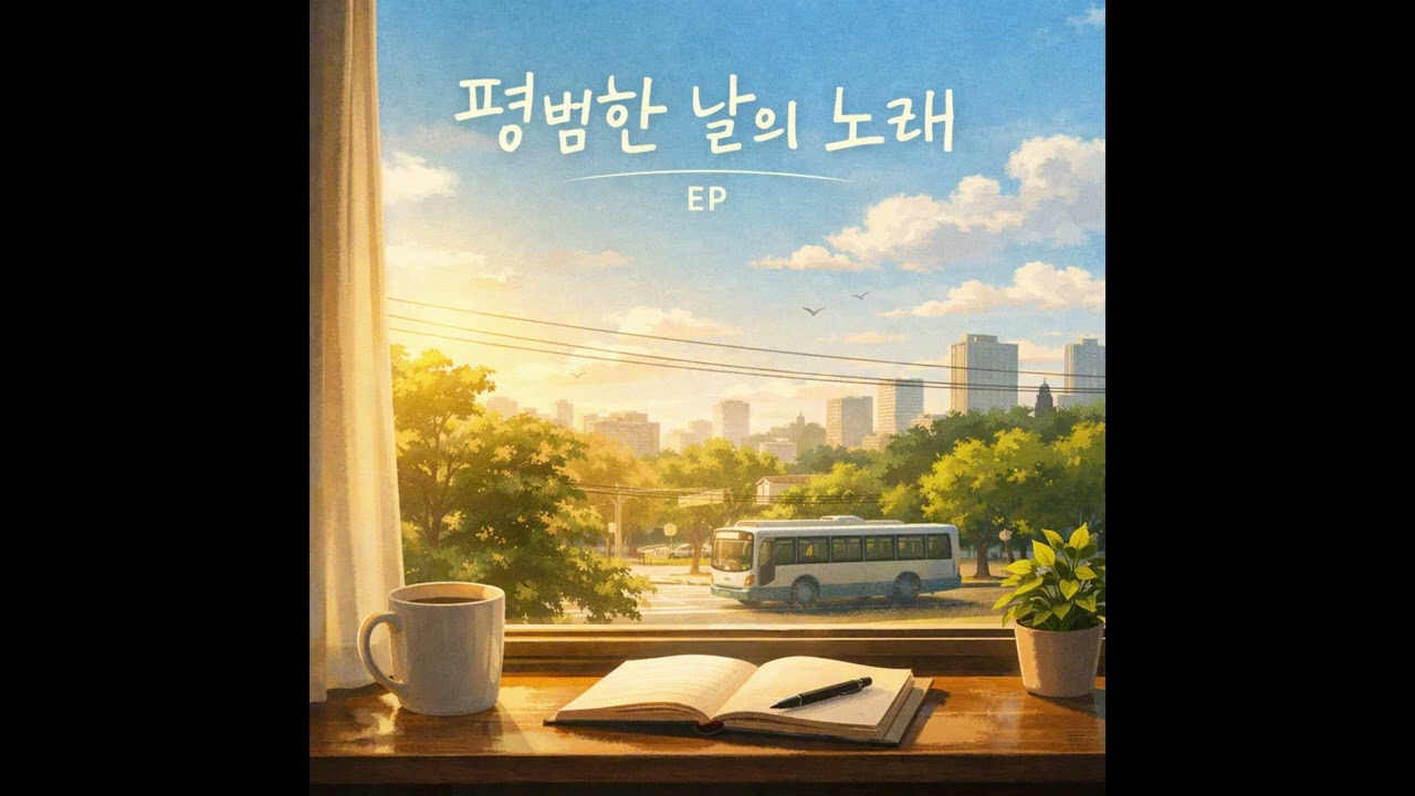 버스 창가의 풍경