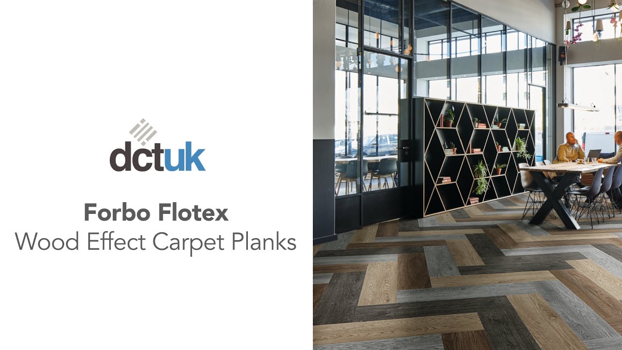 Forbo Flotex Wood Effect Carpet Planks from DCTUK