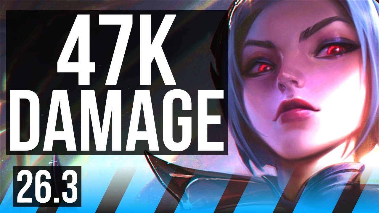 AKALI vs XERATH (MID) | Good KDA: 24/1/2, 47K damage | KR Diamond | 26.3