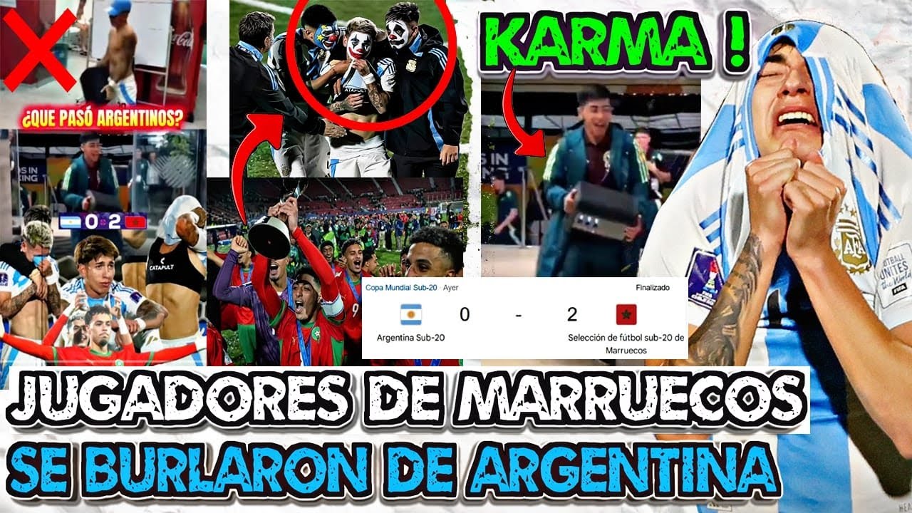 ¿Qué PASÓ Argentina? Así Fue Como Marruecos Se BURLARON De Argentina Tras GANAR El Mundial Sub 20