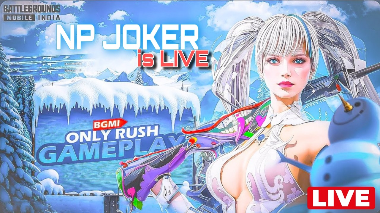 Bgmi tamil live 🔴NP JOKER BGMI SEASON4.2:LIVE GAMEPLAY NOW !#bgmilive #live #tamillive