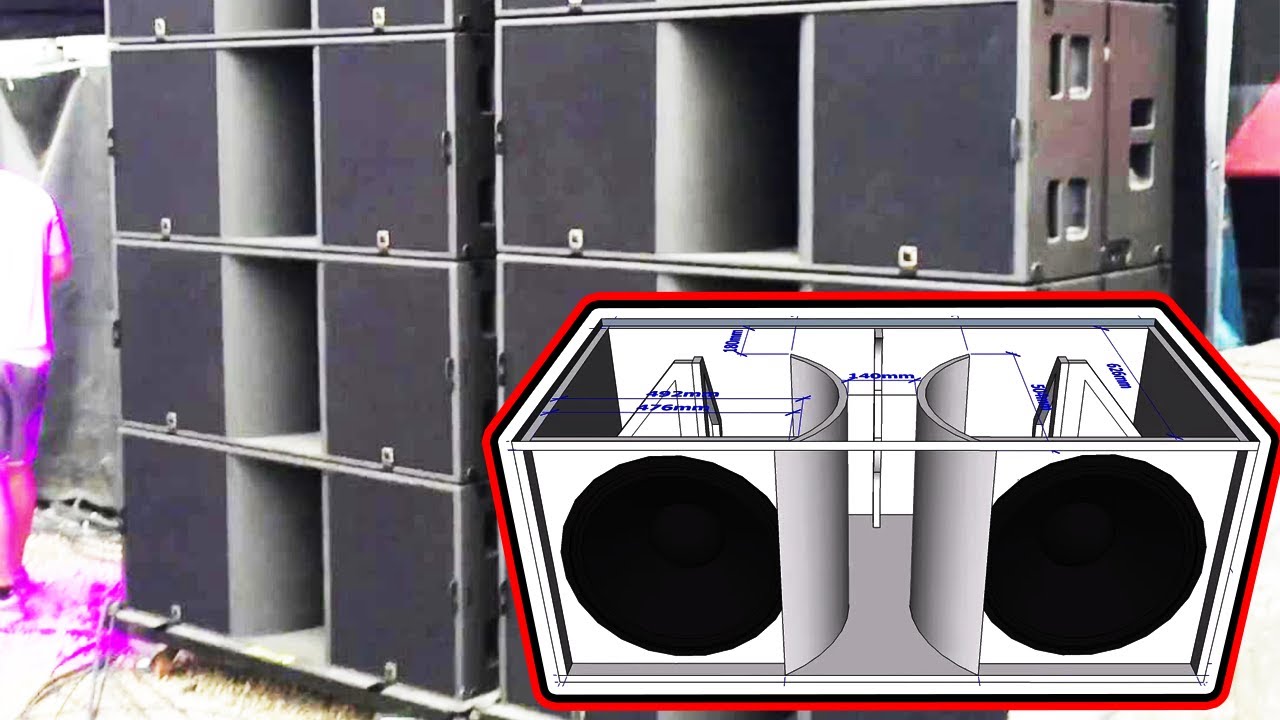 KS28 subwoofer PLAN but it PLAYS LOUDER because I modified it!