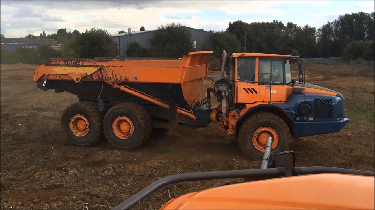 Volvo A30E Dump Truck in Operation