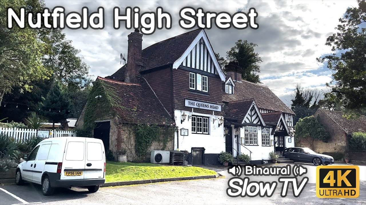 A Sunny Afternoon Walk in Nutfield, Surrey, UK - Slow TV