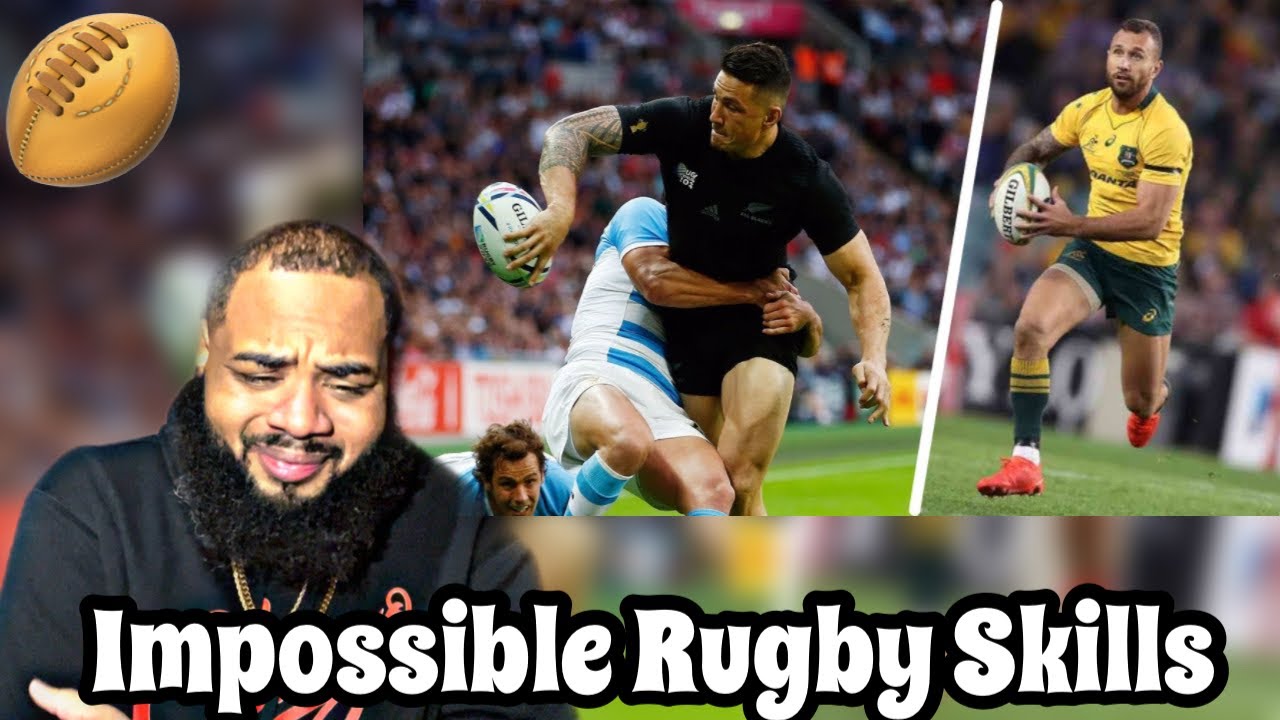 AMERICAN SPORTS FAN REACTS to Impossible Rugby Skills 🏉