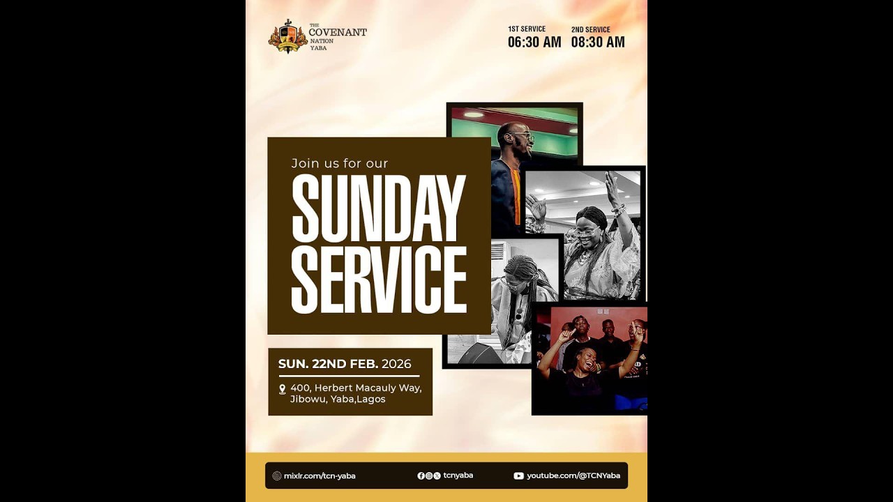 SUNDAY 1ST SERVICE || 22ND FRBRUARY 2026