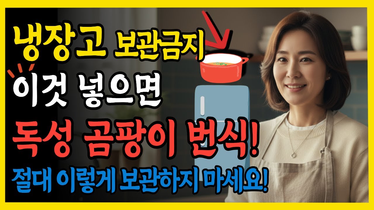 냉장고 이렇게 보관하면 24시간 만에 독성 곰팡이 번식ㅣ시니어계획