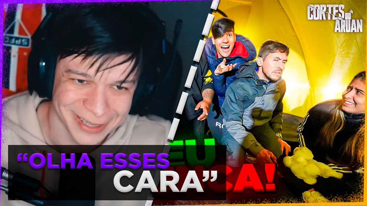 ARUAN REAGE A ESSE VÍDEO DEU BRIGA NO CASAL - EU NUNCA PESADÃO COM MEUS AMIGOS (GUI NOBRE)