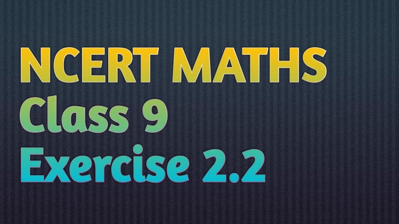 Class 9 Maths Exercise 2.2 # Polynomial expression 