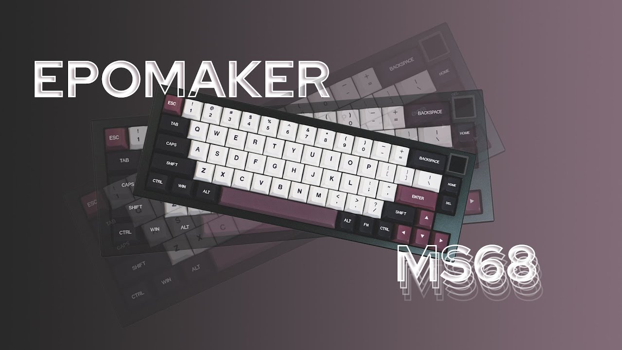 [ Review ]  Epomaker MS68 | Unbox, Tear down, Soundtest