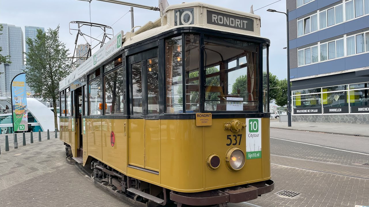 Rotterdam Citytour Lijn 10 Rond heel Rotterdam cabview